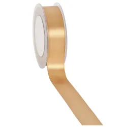 Double Faced Satin Ribbon; Gold